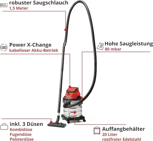 Einhell TC-VC 18/20 Li S-Solo 3