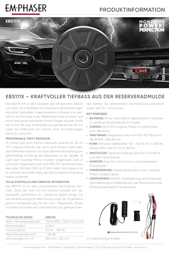 EMPHASER EBS111X 6