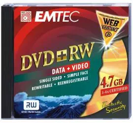 Emtec DVD+RW 1-4x