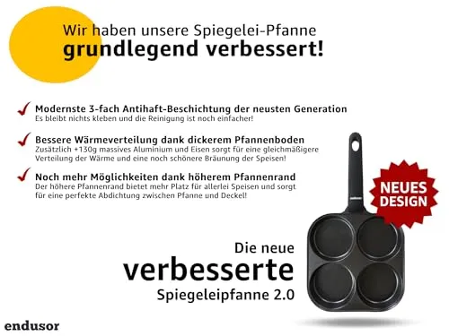 endusor Spiegeleipfanne 5