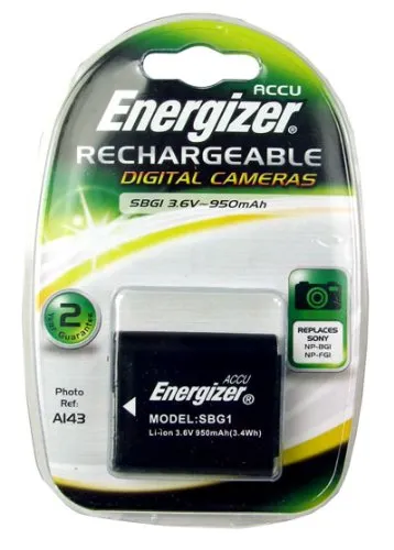 Energizer SBG1 (ähnlich Sony NP-BG1/FG1)