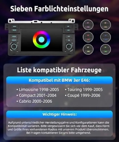ESSGOO Autoradio E46 3