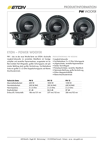 ETON PW 12 5