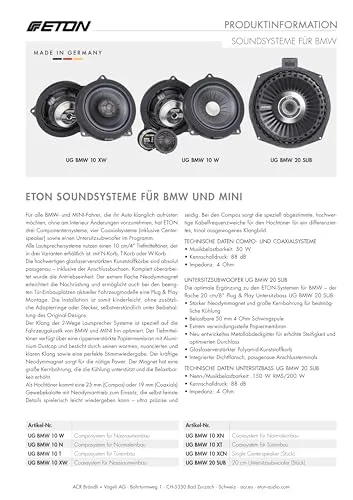 ETON UG-BMW20SUB 3