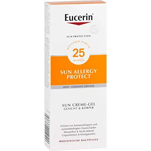 Eucerin Sonnen Allergie Schutz Sun Creme-Gel LSF 25 4