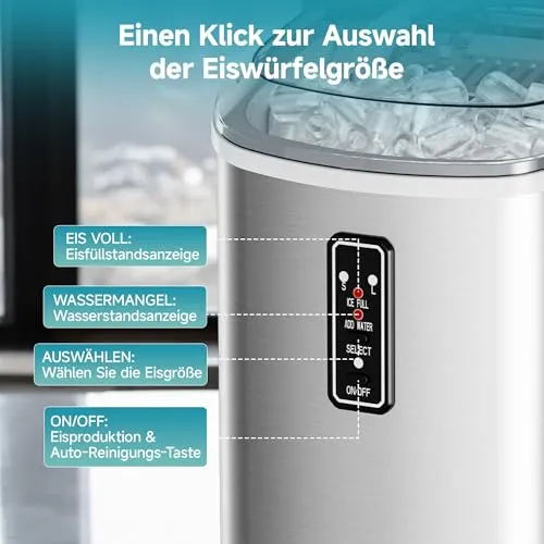 EUHOMY Eiswürfelmaschine UC 4