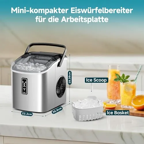 EUHOMY Eiswürfelmaschine UC 6
