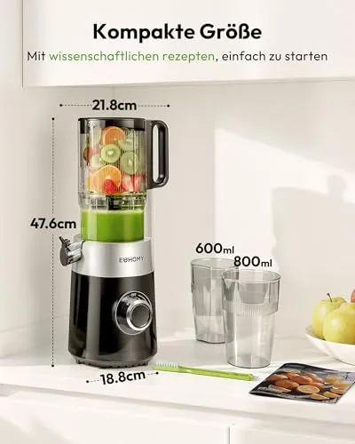 EUHOMY Slow Juicer 6