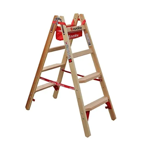 Euroline Comfort-Stufenstehleiter Nr. 10577-2x4 5