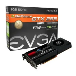 EVGA GeForce GTX 285 FTW 1024 MB