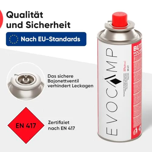 EVOCAMP Butan Gaskartuschen MSF-1a 3