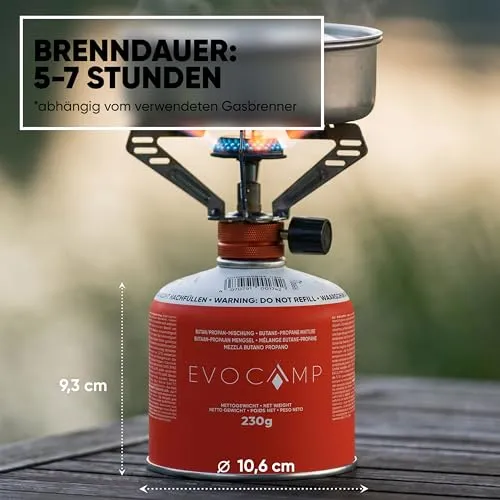 EVOCAMP Gaskartusche 230g 3