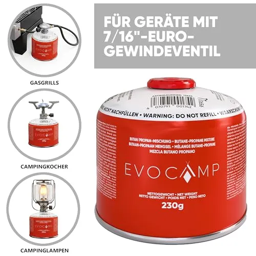 EVOCAMP Gaskartusche 230g 4