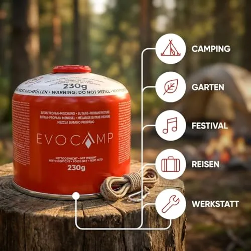 EVOCAMP Gaskartuschen 230g 7