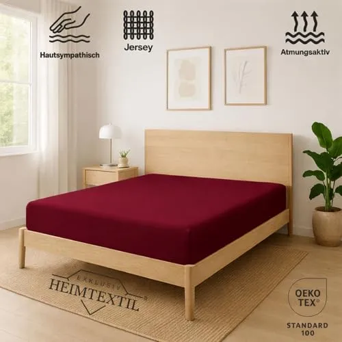EXKLUSIV HEIMTEXTIL Jersey Spannbettlaken Premium 2