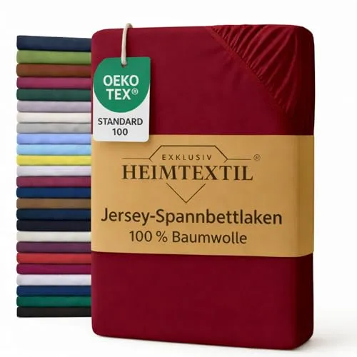 EXKLUSIV HEIMTEXTIL Jersey Spannbettlaken Premium
