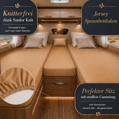 EXKLUSIV HEIMTEXTIL Jersey Spannbettlaken Set 2
