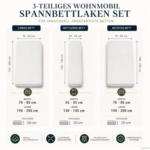 EXKLUSIV HEIMTEXTIL Jersey Spannbettlaken Set 4