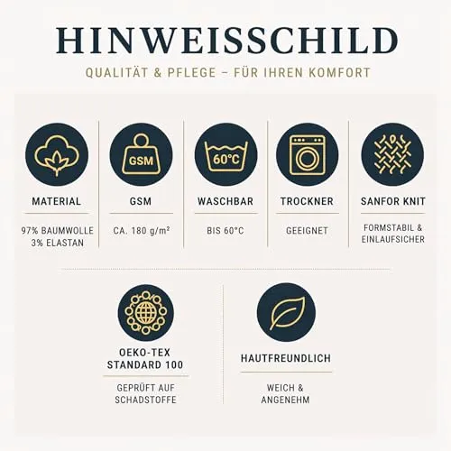 EXKLUSIV HEIMTEXTIL Jersey Spannbettlaken Set 6