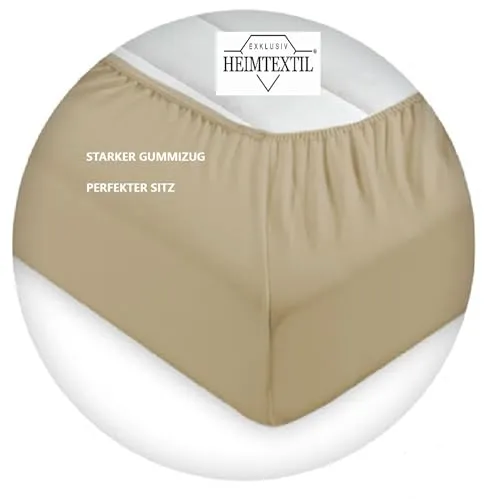 EXKLUSIV HEIMTEXTIL Spannbettlaken 3