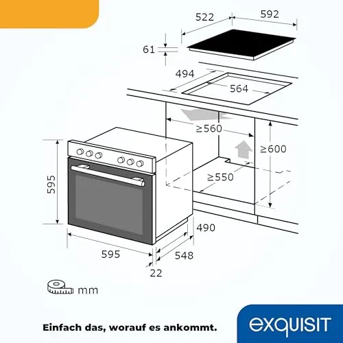 Exquisit EHE285-HBZ-020 4