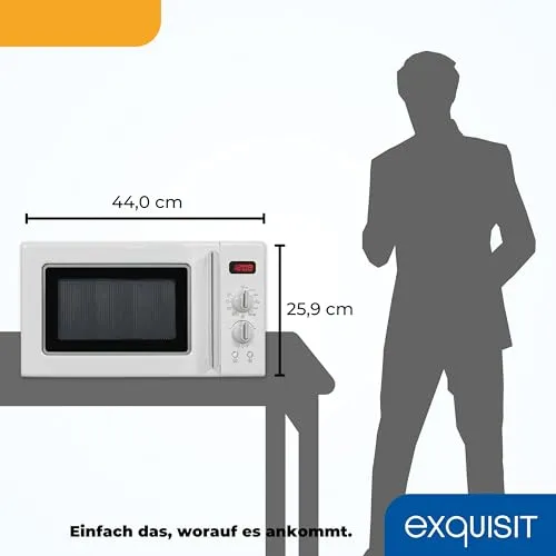 Exquisit Retro-Mikrowelle 3