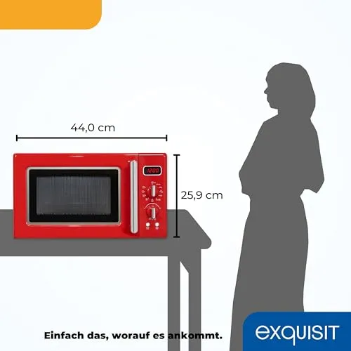 Exquisit Retro-Mikrowelle UC 3