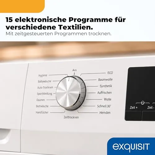 Exquisit Wärmepumpentrockner 3
