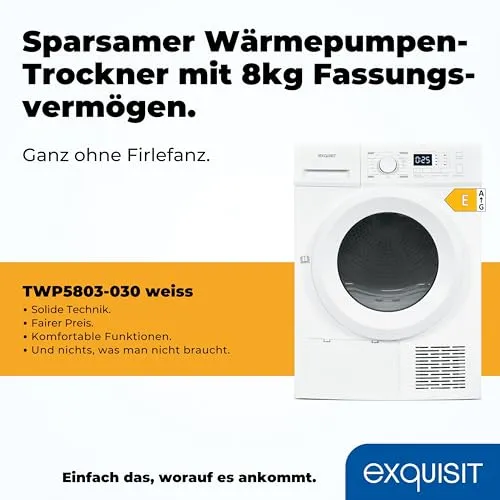 Exquisit Wärmepumpentrockner UC 2