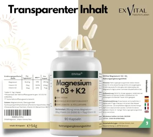 EXVital Magnesium D3 K2 4
