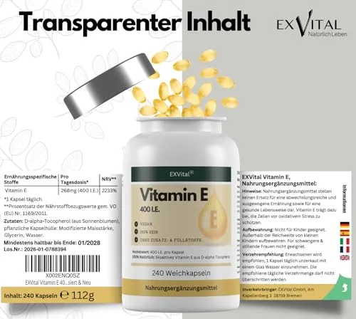 EXVital Vitamin E 400 I.E. 4
