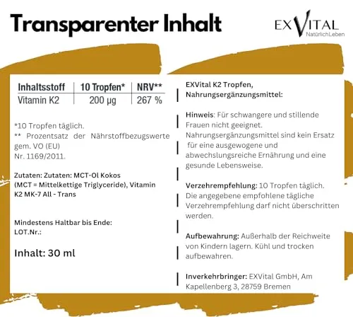 EXVital Vitamin K2 MK-7 4
