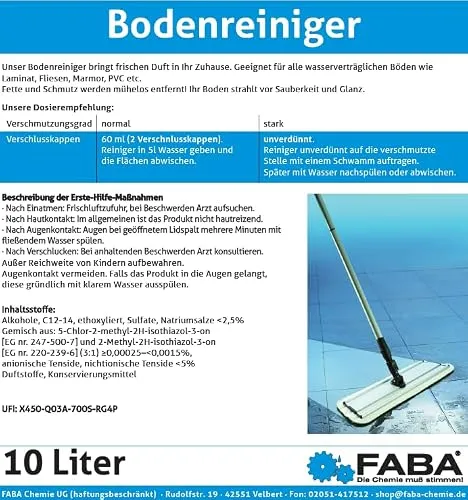 FABA Bodenreiniger Konzentrat 5
