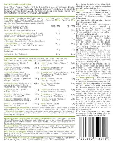 Fairprotein Bio Whey Protein 5