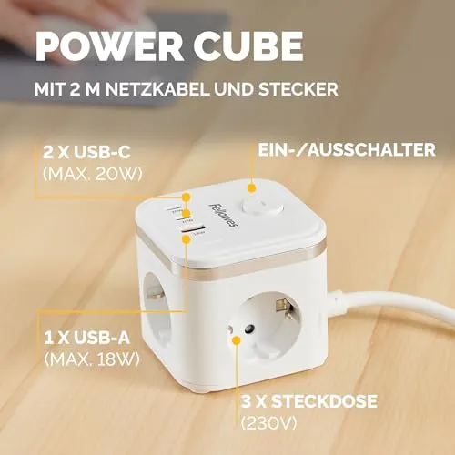 Fellowes Power Cube 4