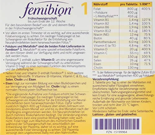 femibion 1 2