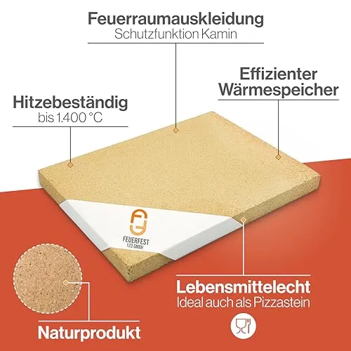 Feuerfest 123 Schamotteplatten 2