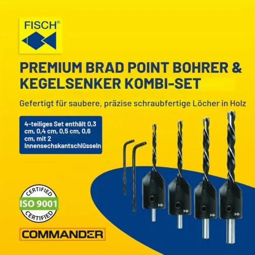 Fisch Holzspiralbohrer UC 2