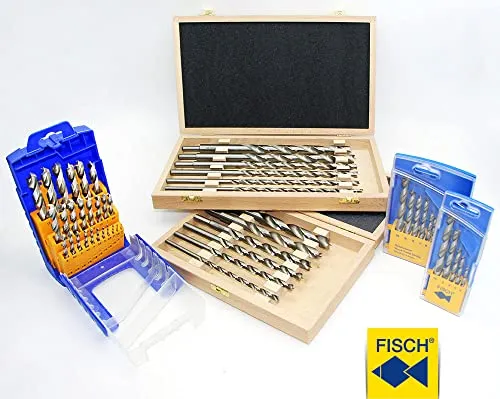 Fisch HSS Holzspiralbohrer Set 3