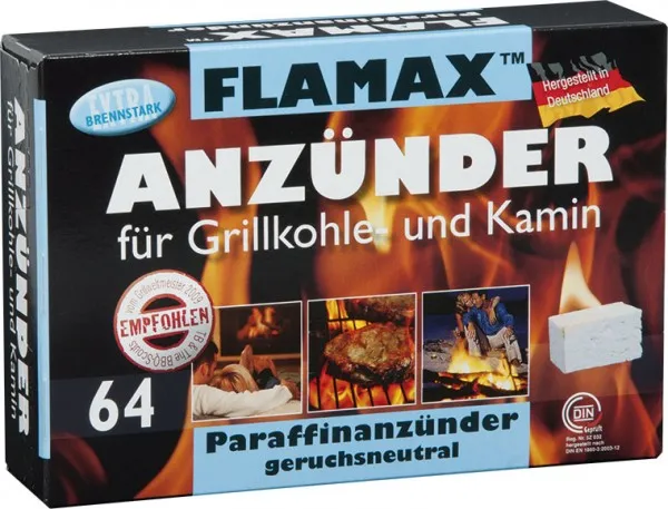 Flamax Anzünder für Grillkohle und Kamin