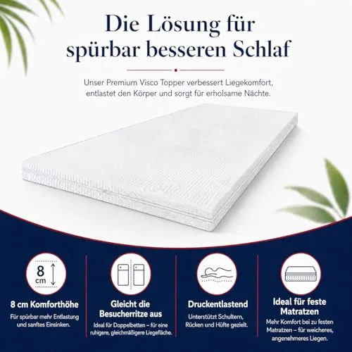 FMP Matratzenmanufaktur Visco Topper 2