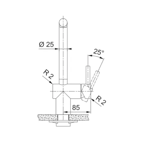 Franke Atlas Neo Industrial Black 115.0550.427 4