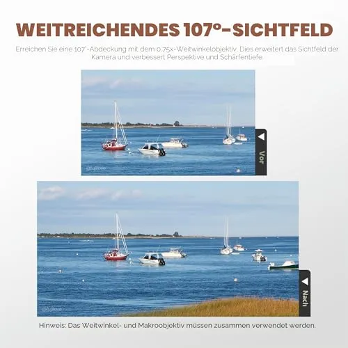 Freewell 2-in-1 Weitwinkel&Makro-Objektiv 4