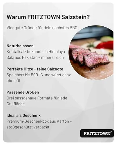 FRITZTOWN Deluxe Grill Salzstein 5