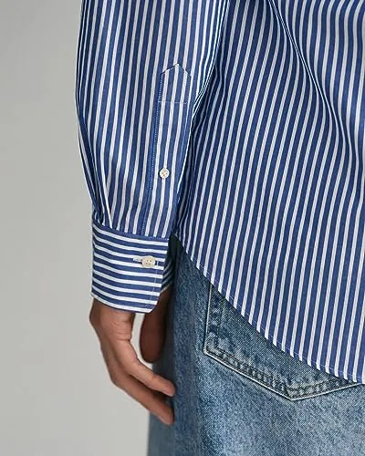 GANT Reg Poplin Stripe Shirt UC 3