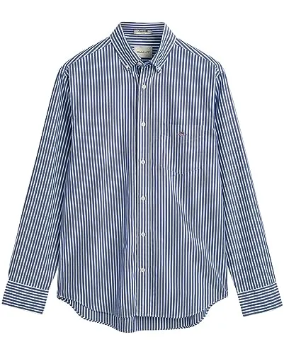 GANT Reg Poplin Stripe Shirt UC