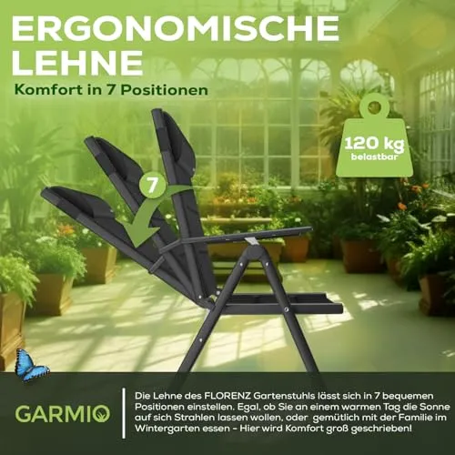 GARMIO Gartenstuhl Florenz 3