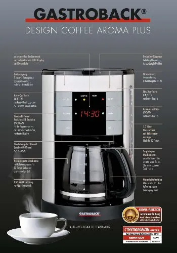 Gastroback Design Coffee Aroma Plus 42703 4