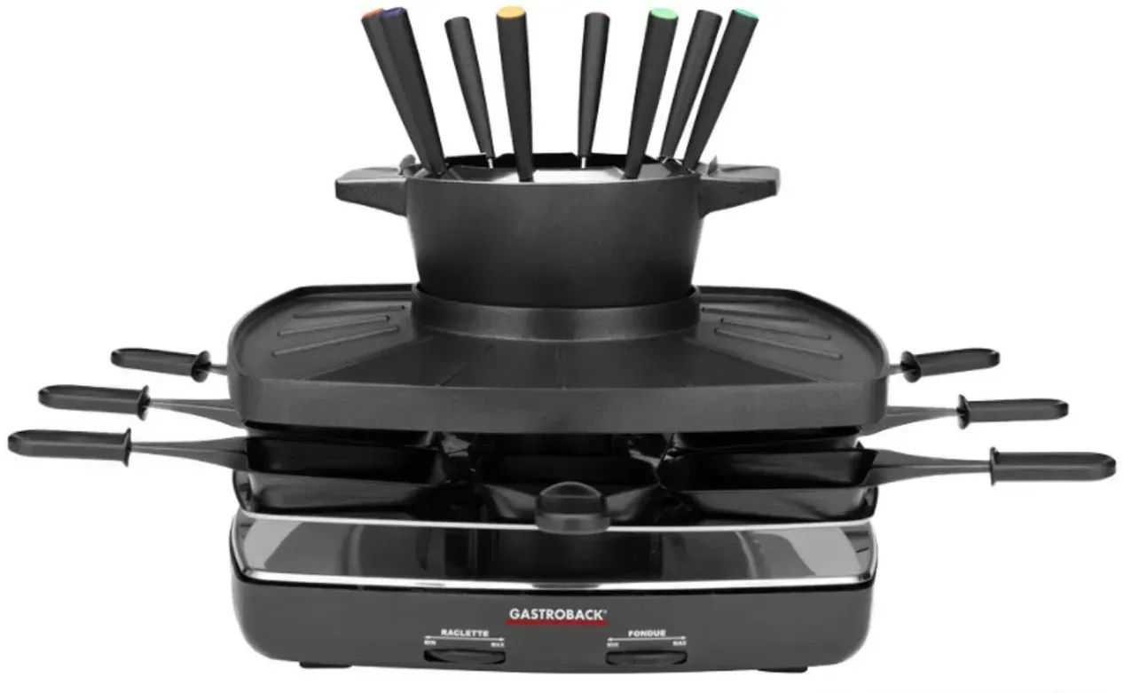 GASTROBACK Raclette Fondue Set