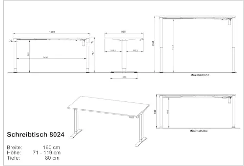 GERMANIA Schreibtisch 8024-547 2